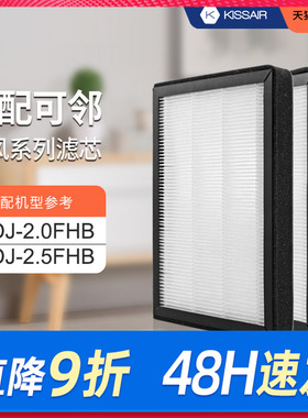 适配万科/可邻智慧新风除霾机MDJ-2.0FHB初效+高效滤网过滤芯套装