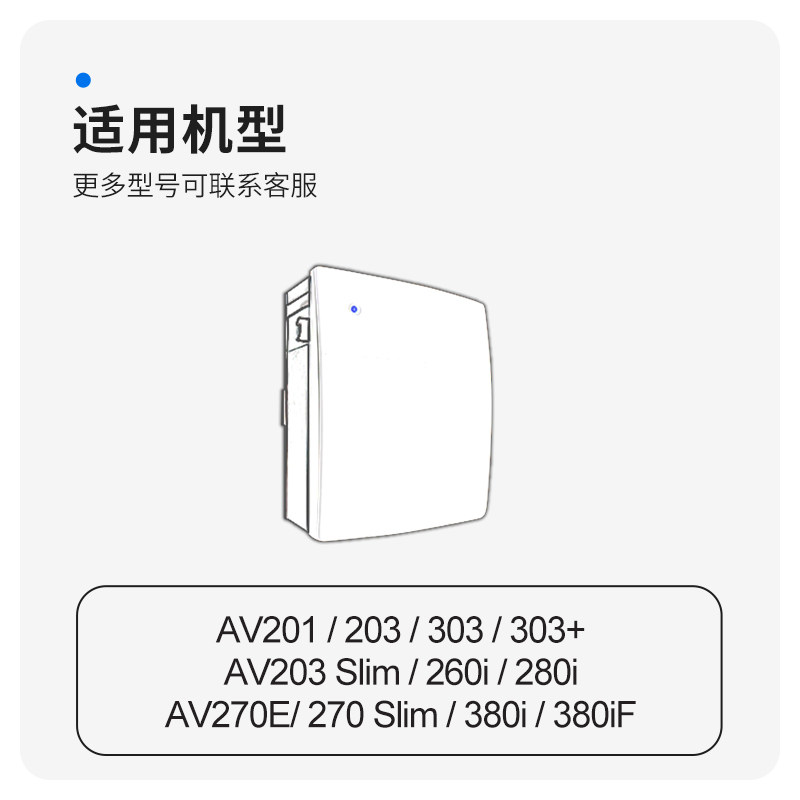 KISSAIR适配布鲁雅尔blueair空气净化器滤芯200/201/203过滤网303