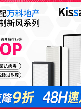 适配万科可邻新风滤芯CN-A150/200 MDJ-2.0 250/500L过滤网除尘