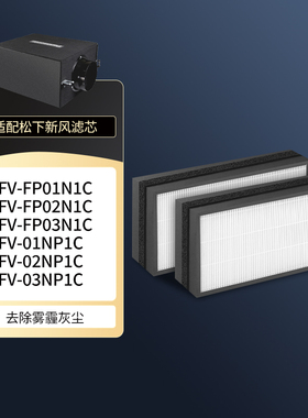 适配松下新风滤芯FV-FP01N1C/02/03NP1C/NJP1C过滤网MDN011/021