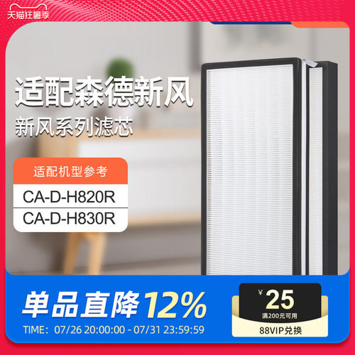 适配森德新风系统康舒安套装滤网