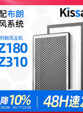 适用于布朗新风中央新风主机滤网BZ180/BZ310滤芯BLGLP-19/20集尘