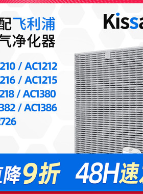 适配飞利浦空气净化器滤芯AC1380/AC1382/AC2726纳米过滤网FY1417
