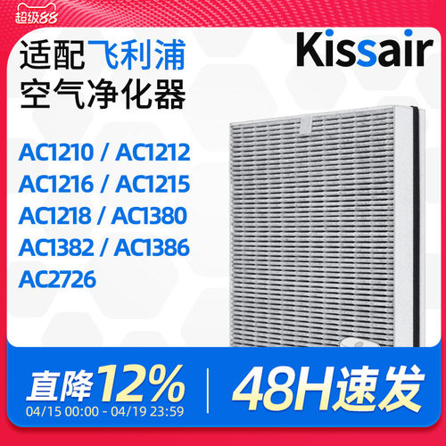 适配飞利浦空气净化器过滤网KJ250F-A08/KJ250F-A09滤芯