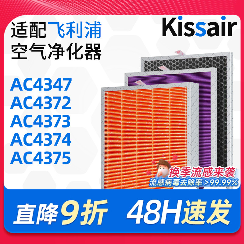 适配飞利浦空气过滤网除尘净化器