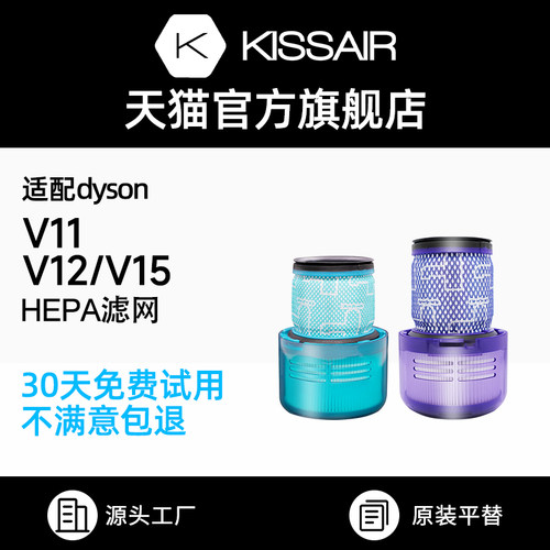 适配dyson戴森吸尘器配件滤芯V11/V12/V15后置过滤网