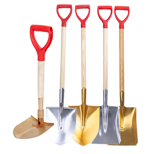 防爆消防铜锹铝锨青铜桶铁铲黄沙半圆桶消防铝桶铝锹加油站防静电