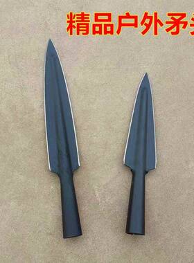 扎枪头祖鲁短长锹矛刀农具户外战术挖掘鸡枞神器野猪枪尖头铲工具