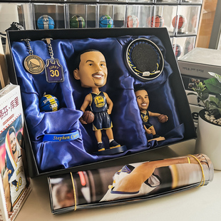 美国正品库里科比手办詹姆斯欧文模型摆件篮球手环生日礼物男生