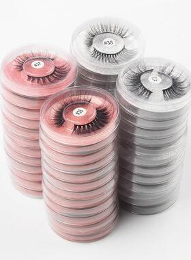 3D natural soft thick handmade false eyelashes浓密手工假睫毛