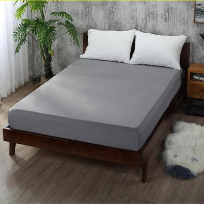 Soft Fitted sheet With Elastic Band solid Bed Sheet Cover-Wr