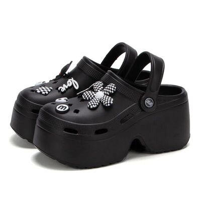 Women Chunky Platform Sandals 2024 Summer Soft Thick Sole Di