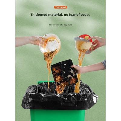 Big trash bag thick Large black plastic bag garbage bags