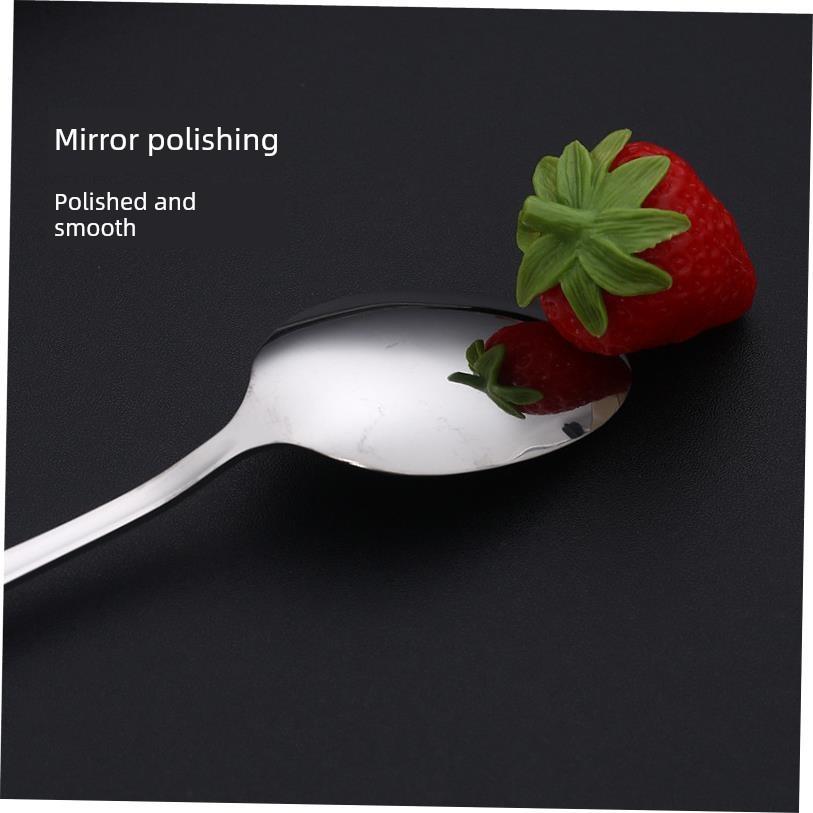 Stainless steel western cutlery knife, fork and spoon set