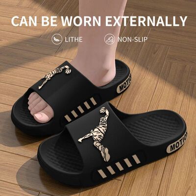 Men's Summer Thong Slippers Thick Bottom Anti-Slip Deodorant
