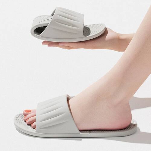 Foldable Travel Slippers for Women Men Non Slip Soft Sole Li