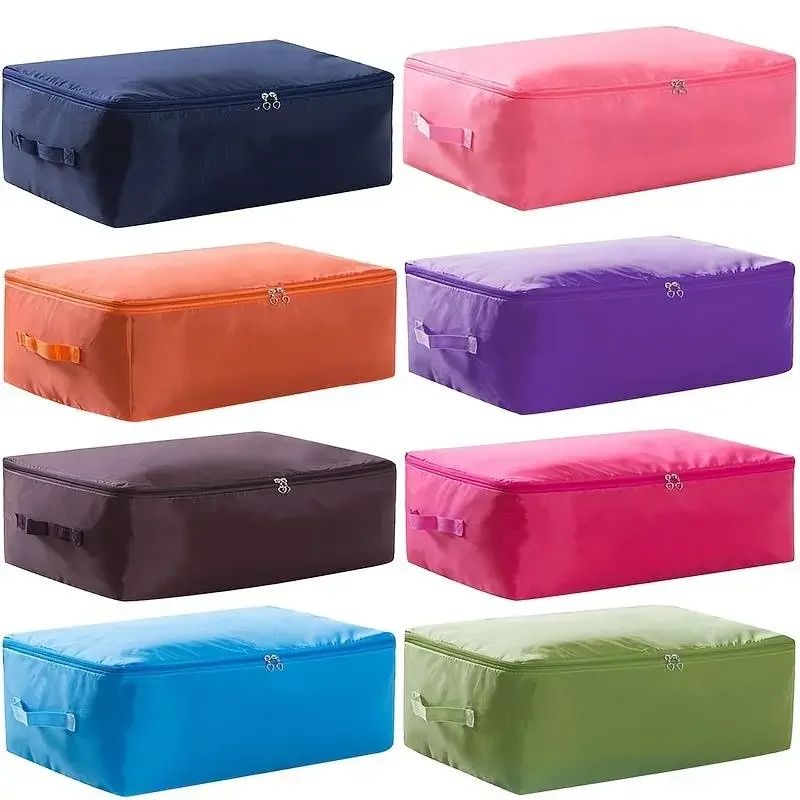 Large Travelling Bag Clothes Storage Oxford Bag Zipper Cloth
