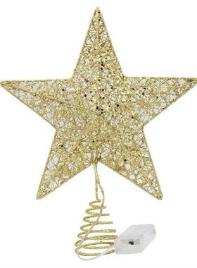 New Tree Top Star LED Christmas Tree Prop with Light0