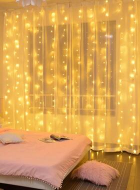 Christmas Lights Curtain Garland Merry Christmas Decorations