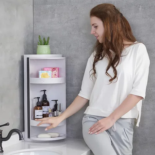 台州再再塑业有限公司角落收纳架