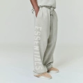 25Aw New Ess Large Logo Wide Leg Pants Heather Gray