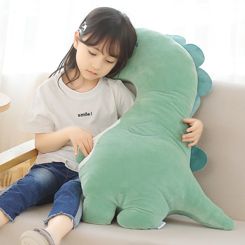 恐龙抱枕长靠垫靠枕卧室床头床上夹腿睡觉办公室沙发汽车可爱女生