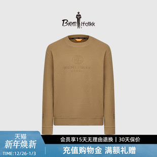 轻盈保暖加绒圆领长袖 男士 比音勒芬秋冬季 T恤 Polartec热力宝