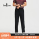 四面弹 比音勒芬2026春夏新款 男轻商务修身 显瘦直筒休闲裤 长裤