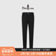 厚 男商务通勤黑色保暖直筒休闲裤 暖感抗菌科技 比音勒芬秋冬季
