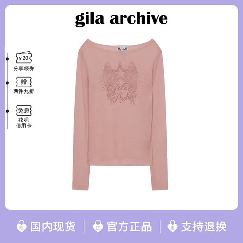 现货韩国gilaarchive长袖T恤女