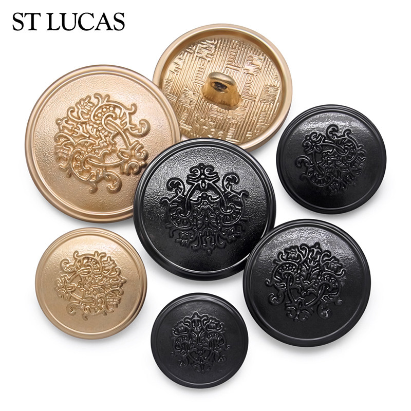 钮扣风衣男女西装袖扣枪雾金色大衣扣子配件外套金属纽扣15/20