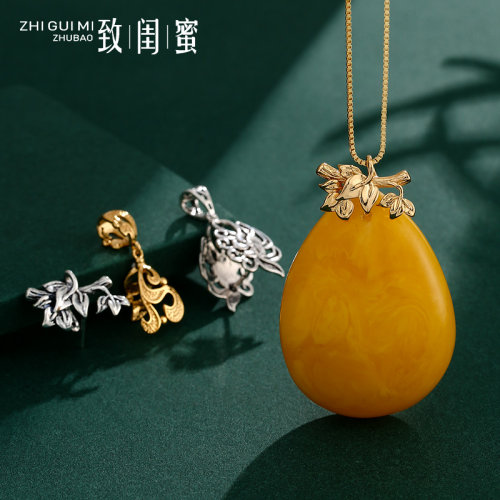 致闺蜜佛公吊坠扣头铜材质
