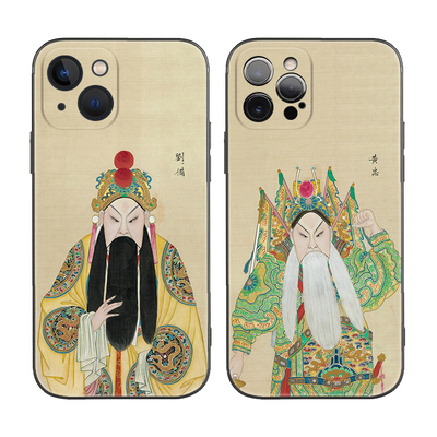 三国刘备脸谱京剧苹果iPhone16