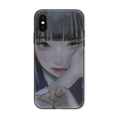 苹果iPhoneX二次元病娇少女