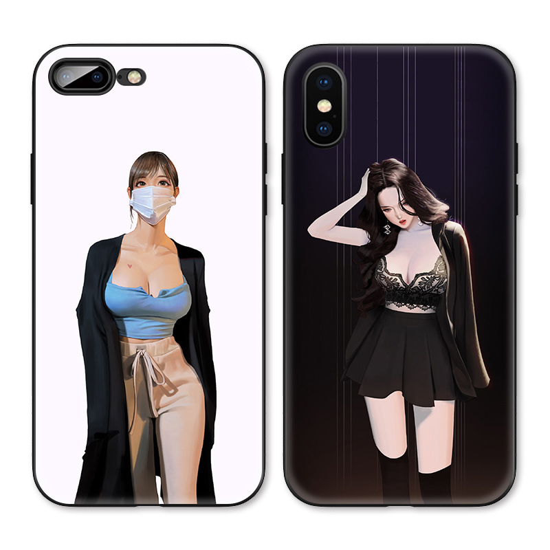 日韩性感美女御姐风女王范适用iPhoneXS Max手机壳X苹果XR/8p/7/6