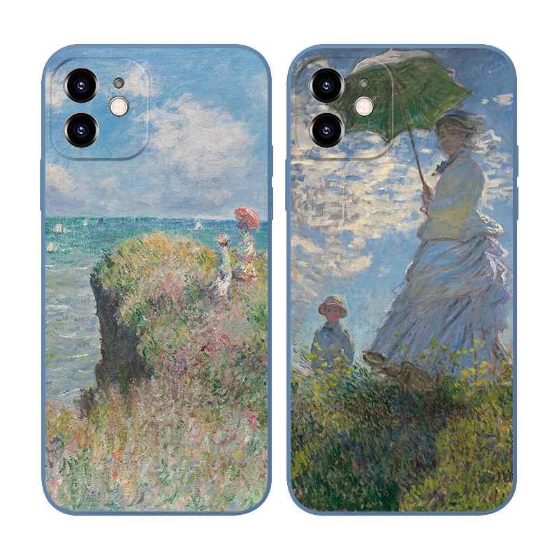 莫奈撑阳伞的女人苹果iPhone17