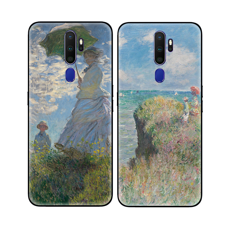 艺术油画适用OPPO手机壳K3软壳