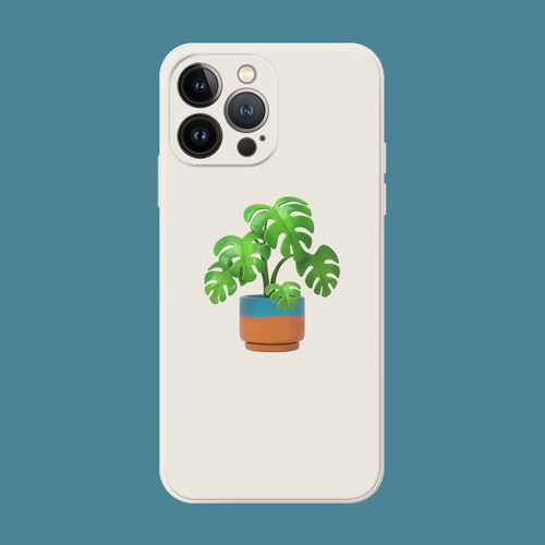 苹果iPhone17ProMax绿色龟背竹