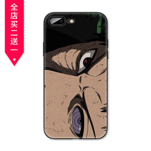 日系动漫火影忍者带土挡脸适用iPhoneXS Max手机壳X苹果XR/8p/7/6