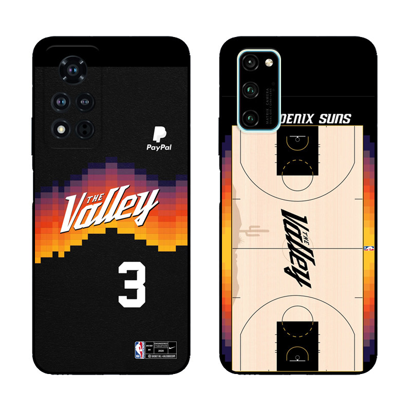 NBA太阳队克里斯保罗CP3适用华为荣耀V40/30 Pro青春轻奢手机壳