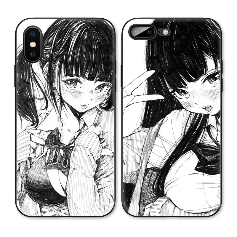 日系二次元女生萝莉软妹子适用iPhoneXS Max手机壳X苹果XR/8p/7/6