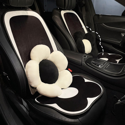 汽车坐垫四季通用网红泫雅花