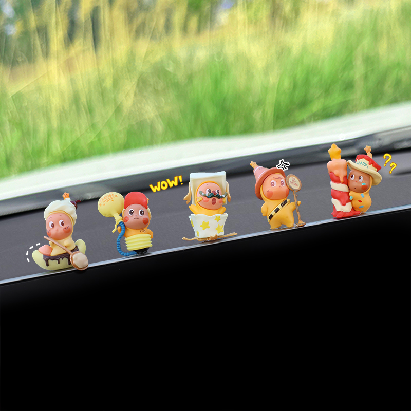 车载摆件可爱星星人公仔2025新款