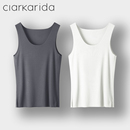 内穿打底莫代尔无痕隐形跨栏汗衫 薄款 内衣夏季 clarkarida背心男士