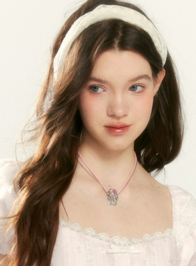 SunsetPark粉桃甜心项链