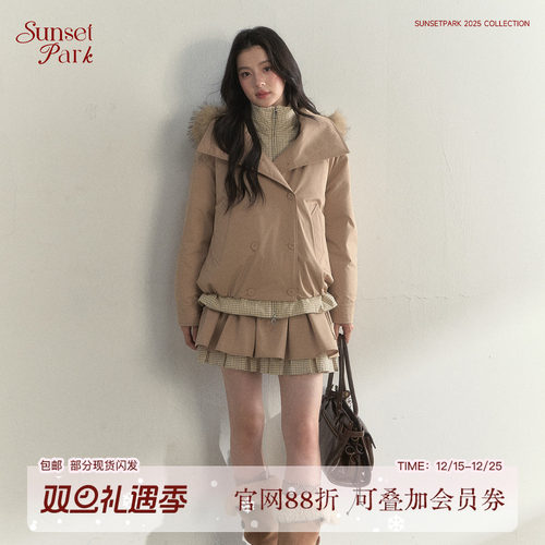 也太会设计了！风衣感羽绒服