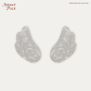 SunsetPark日落公园 “Angel系列”天使翅膀醋酸可爱发夹刘海夹