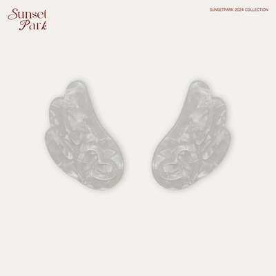 SunsetPark日落公园 “Angel系列”天使翅膀醋酸可爱发夹刘海夹