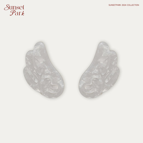 SunsetPark日落公园 “Angel系列”天使翅膀醋酸可爱发夹刘海夹