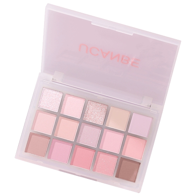 UCANBE15色冰雾紫粉色系眼影盘